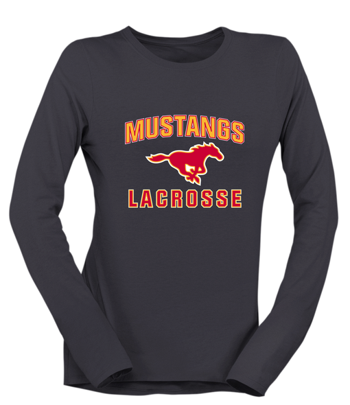 Abraham Lincoln Mustangs Lacrosse Women's Premium LS T-Shirt