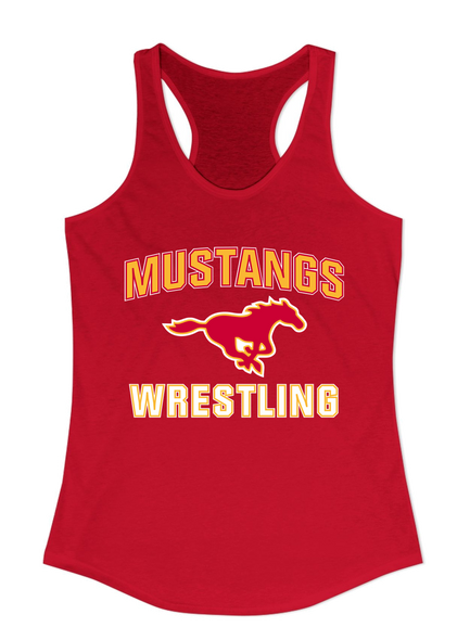 Abraham Lincoln Mustangs Wrestling Women's Tank Top