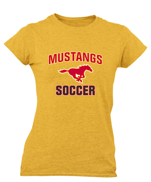 Abraham Lincoln Mustangs Soccer #1 Women's Premium SS T-Shirt