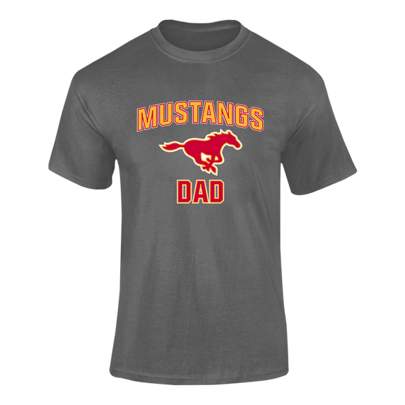 Abraham Lincoln Mustangs Dad Men's SS T-Shirt