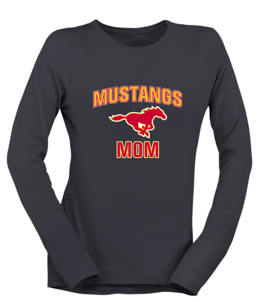 Abraham Lincoln Mustangs Mom Women's Premium LS T-Shirt