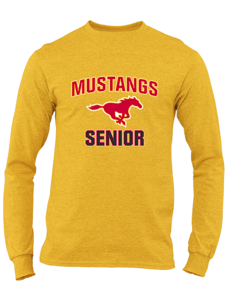 Abraham Lincoln Mustangs Senior #1 Men's LS T-Shirt