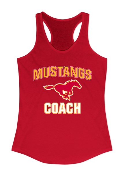 Abraham Lincoln Mustangs Coach Women's Tank Top