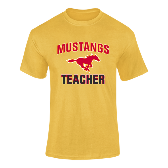Abraham Lincoln Mustangs Teacher Men's SS T-Shirt