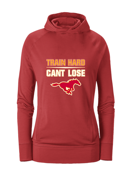 Abraham Lincoln Mustangs Train Hard, Can't Lose Women's Hoodie
