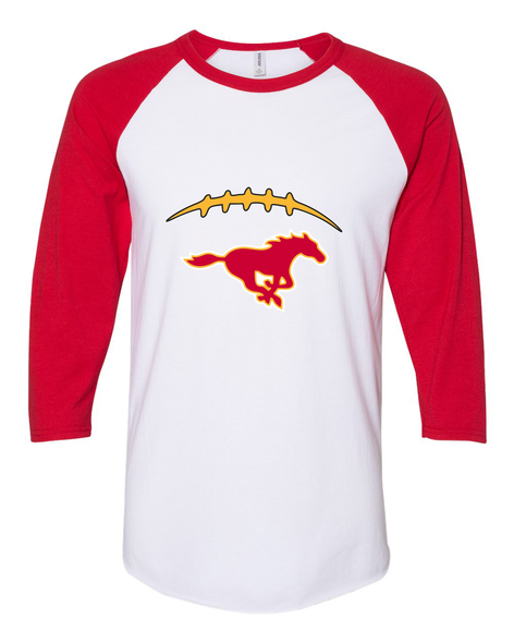 Abraham Lincoln Mustangs Football #2 Men's Baseball T-Shirt