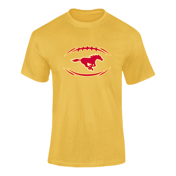 Abraham Lincoln Mustangs Football #3 Men's Premium SS T-Shirt