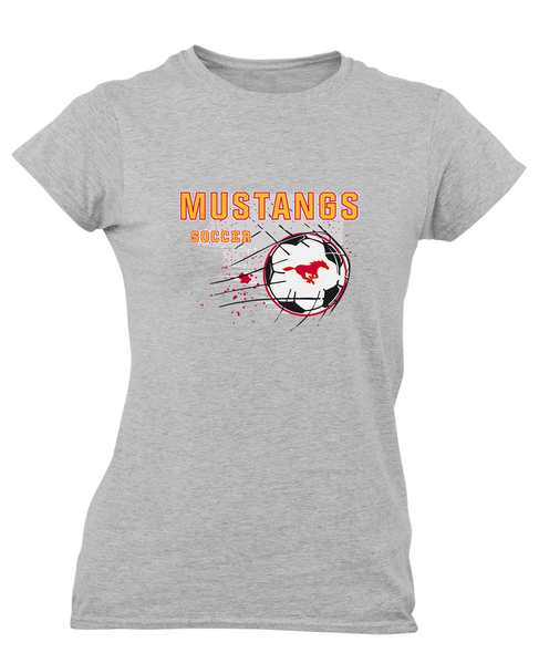 Abraham Lincoln Mustangs Soccer #2 Women's Premium SS T-Shirt
