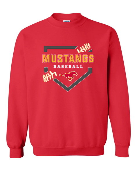 Abraham Lincoln Mustangs Baseball #2 Men's Sweatshirt