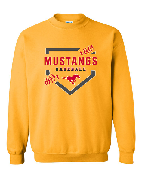 Abraham Lincoln Mustangs Baseball #2 Men's Sweatshirt