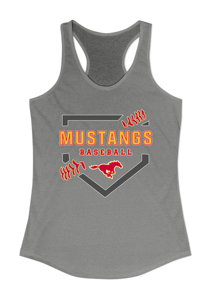 Abraham Lincoln Mustangs Baseball #2 Women's Tank Top