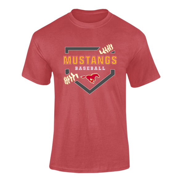 Abraham Lincoln Mustangs Baseball #2 Men's SS T-Shirt