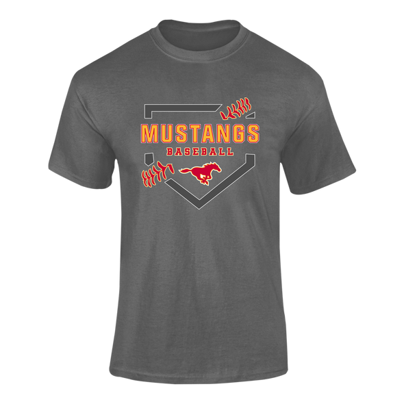 Abraham Lincoln Mustangs Baseball #2 Men's SS T-Shirt