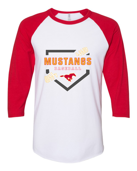 Abraham Lincoln Mustangs Baseball #2 Men's Baseball T-Shirt