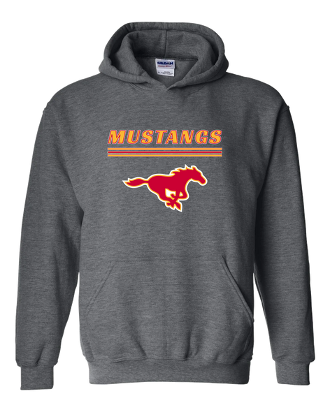 Abraham Lincoln Mustangs Mascot #8 Men's Hoodie