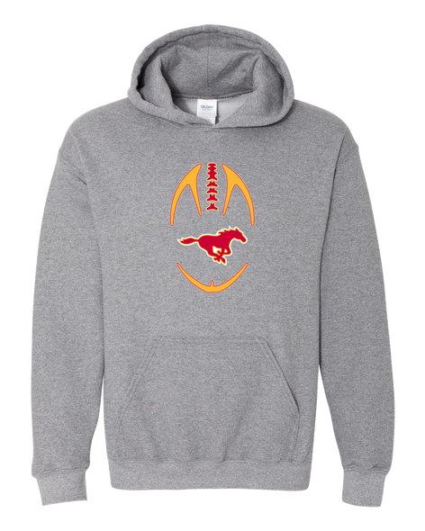 Abraham Lincoln Mustangs Football #4 Men's Hoodie