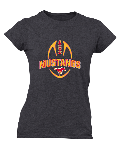 Abraham Lincoln Mustangs Football #5 Women's Premium SS T-Shirt
