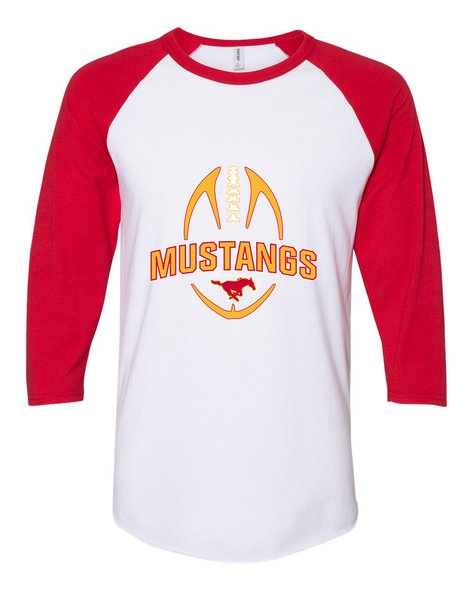 Abraham Lincoln Mustangs Football #5 Women's Baseball T-Shirt