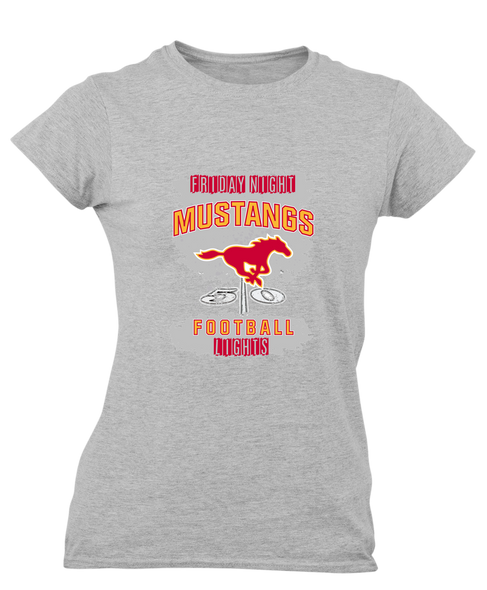 Abraham Lincoln Mustangs Football #6 Women's SS T-Shirt