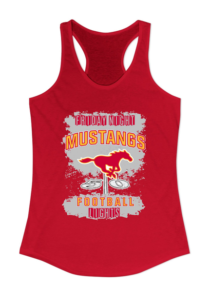 Abraham Lincoln Mustangs Football #6 Women's Tank Top