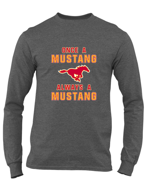 Abraham Lincoln Mustangs Once A Men's LS T-Shirt