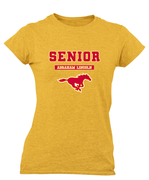 Abraham Lincoln Mustangs Senior #2 Women's SS T-Shirt