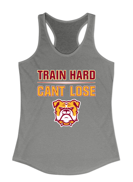 Highland Bulldogs Train Hard, Can't Lose Women's Tank Top
