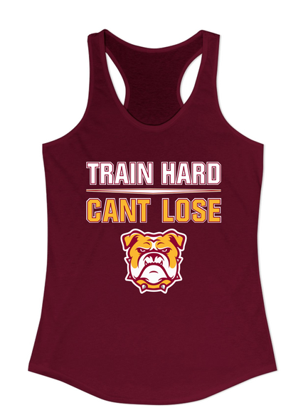 Highland Bulldogs Train Hard, Can't Lose Women's Tank Top