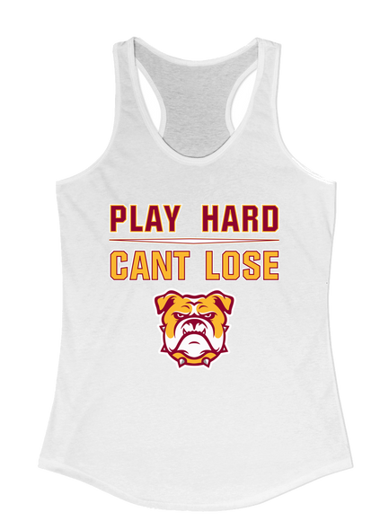 Highland Bulldogs Play Hard, Can't Lose Women's Tank Top