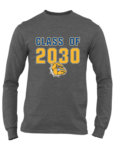 Carroll Bulldogs Class of 2030 Men's LS T-Shirt