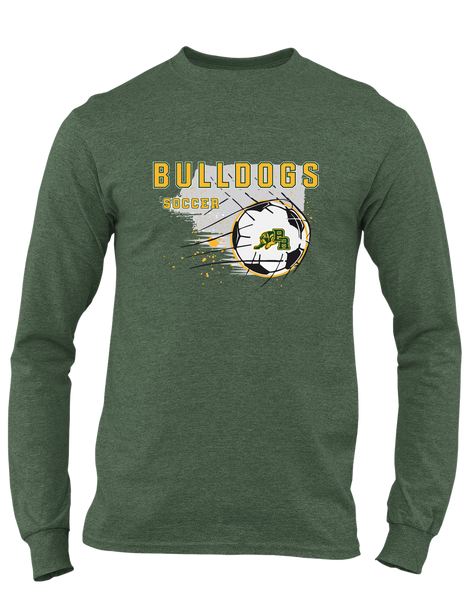 Baton Rouge Bulldogs Soccer #2 Men's Premium LS T-Shirt