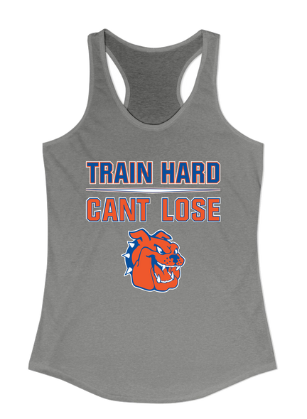 Yonkers Bulldogs Train Hard, Can't Lose Women's Tank Top