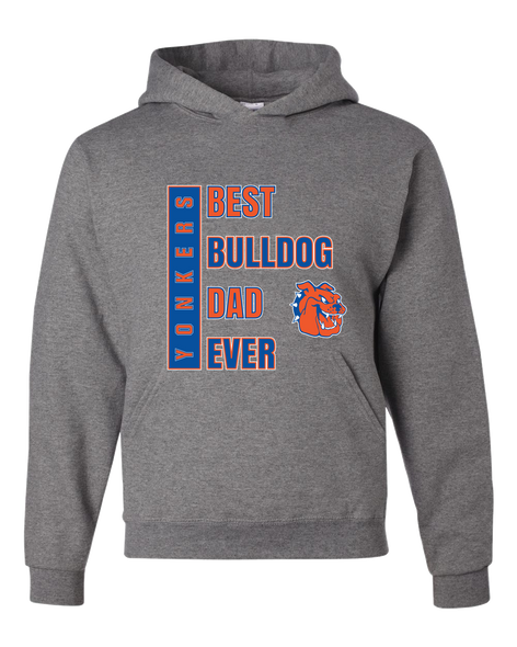 Yonkers Bulldogs Best Bulldog Dad Men's Premium Hoodie