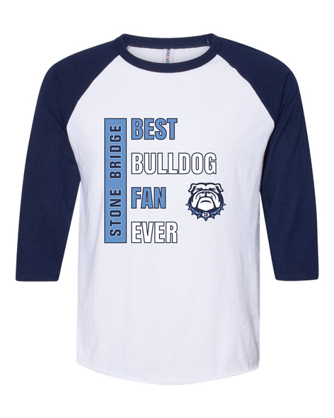 Stone Bridge Bulldogs Best Bulldog Fan Women's Baseball T-Shirt