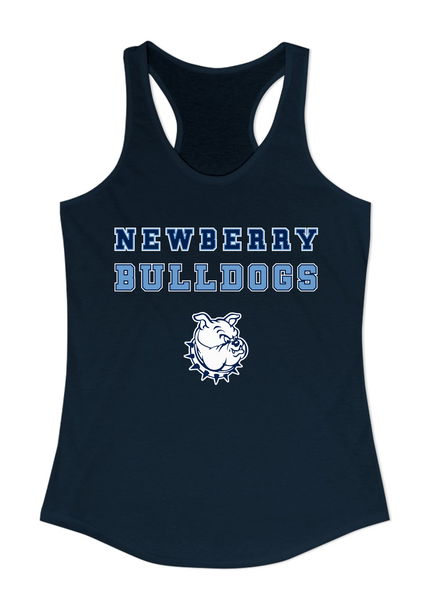 Newberry Bulldogs Spirit Women's Tank Top