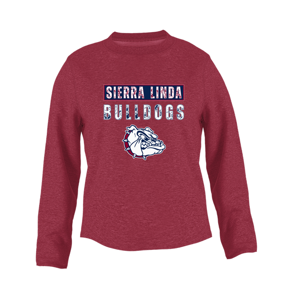 Sierra Linda Bulldogs Mascot #9 Women's Sweatshirt