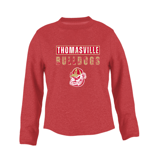 Thomasville Bulldogs Mascot #9 Women's Sweatshirt