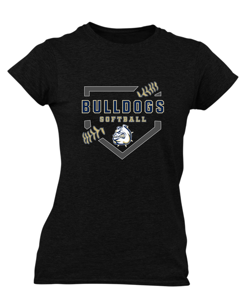 Fairdale Bulldogs Softball #2 Women's Premium SS T-Shirt