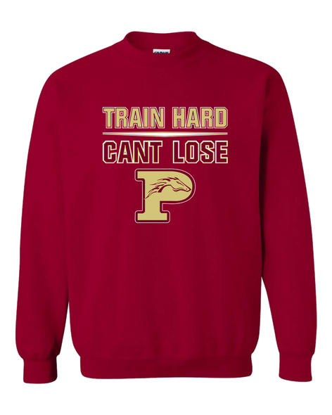 Ponderosa Mustangs Train Hard, Can't Lose Men's Sweatshirt