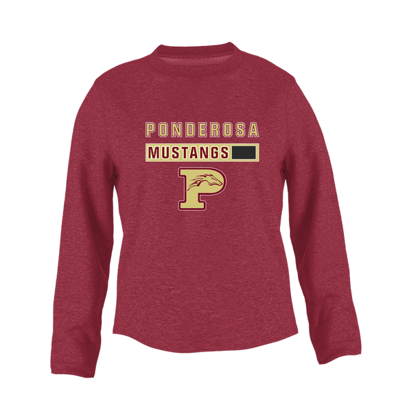 Ponderosa Mustangs Mascot #7 Women's Sweatshirt