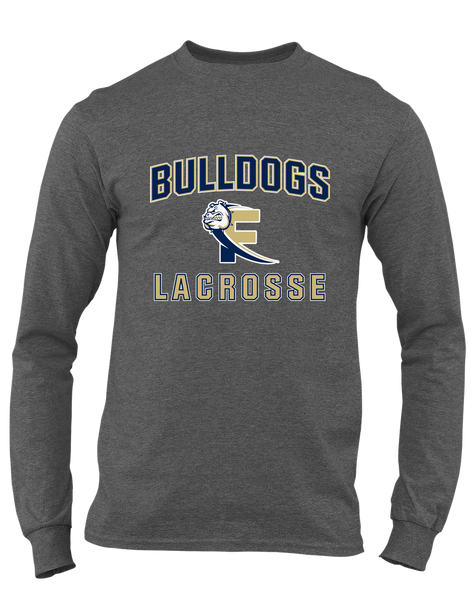 Fairdale Bulldogs Block F Lacrosse Men's Premium LS T-Shirt