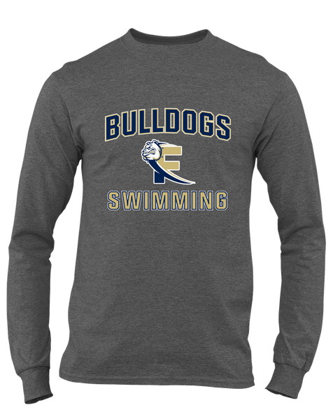 Fairdale Bulldogs Block F Swimming Men's Premium LS T-Shirt