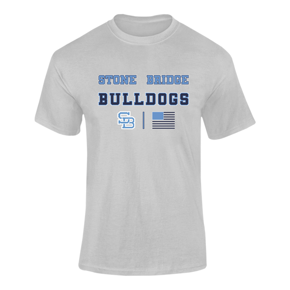 Stone Bridge Bulldogs SB Spirit Flag Men's Premium SS T-Shirt