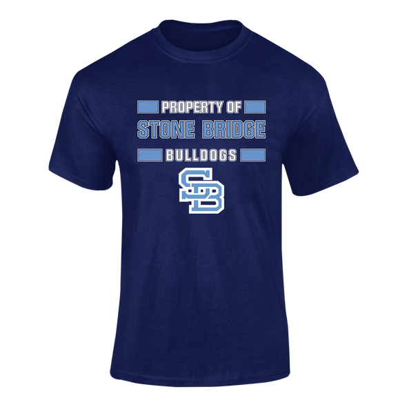 Stone Bridge Bulldogs SB Property Of Men's SS T-Shirt