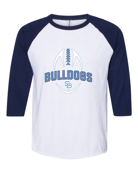 Stone Bridge Bulldogs SB Football #5 Women's Baseball T-Shirt