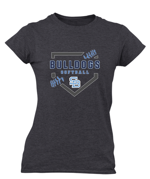 Stone Bridge Bulldogs SB Softball #2 Women's SS T-Shirt