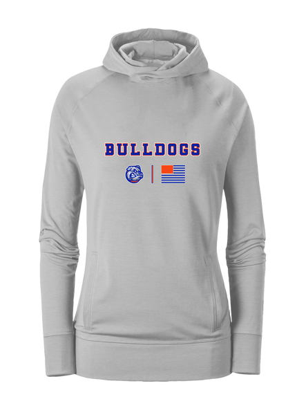 Freeport Bulldogs Team Colors Flag Women's Hoodie
