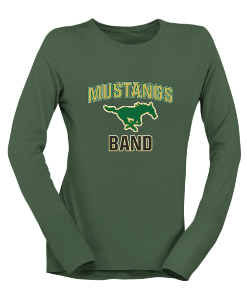 Redmond Mustangs Band # 1 Women's LS T-Shirt