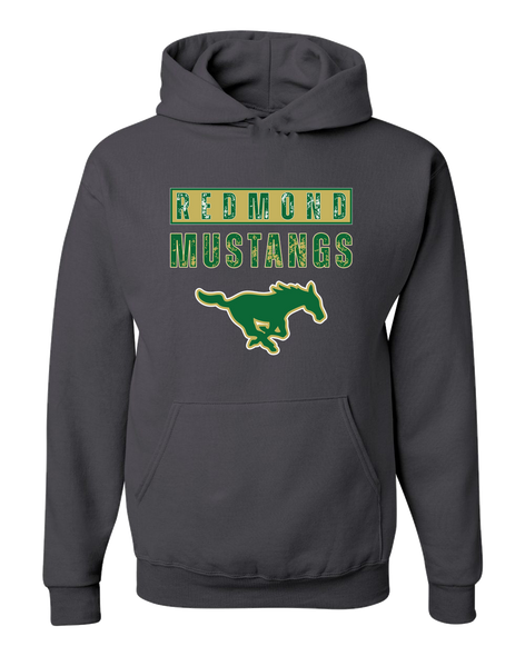 Redmond Mustangs Mascot #9 Men's Premium Hoodie