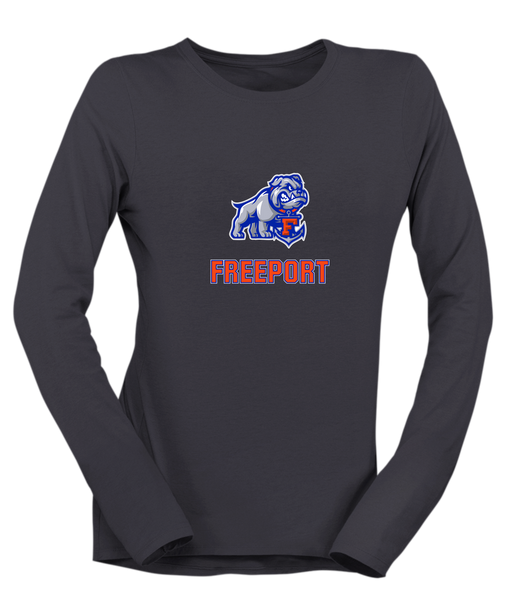 Freeport Bulldogs Anchor Mascot #2 Women's Premium LS T-Shirt